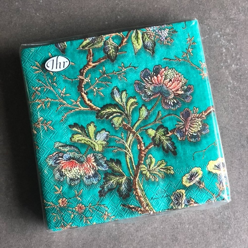 Island Flower Cocktail Paper Napkins